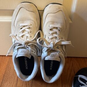 New Balance 574 creamy white Sneakers